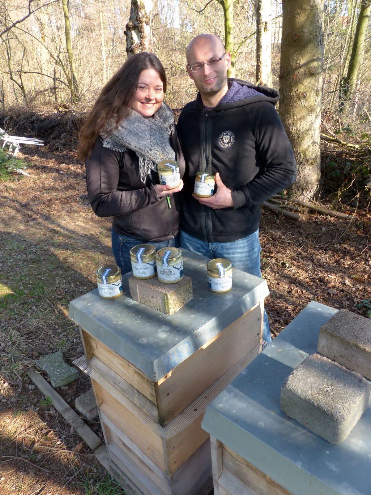 Bianka Monz und Matthias Gabriel, die Erbke-Imker